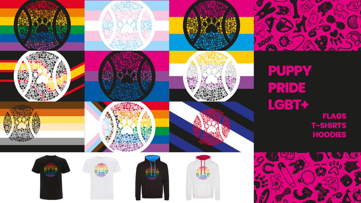 Puppy Pride 🐾 (@puppypride) on Twitter photo The new 2022 collage logo is now on Kickstarter!
Order yourself one of our t-shirts, two tone hoodies, or one of 12 different flag designs, all of which incorporate the brand new design!
There's over 270 icons from 14 different artists included!
kickstarter.com/projects/puppy… The new 2022 collage logo is now on Kickstarter!
Order yourself one of our t-shirts, two tone hoodies, or one of 12 different flag designs, all of which incorporate the brand new design!
There's over 270 icons from 14 different artists included!
kickstarter.com/projects/puppy…