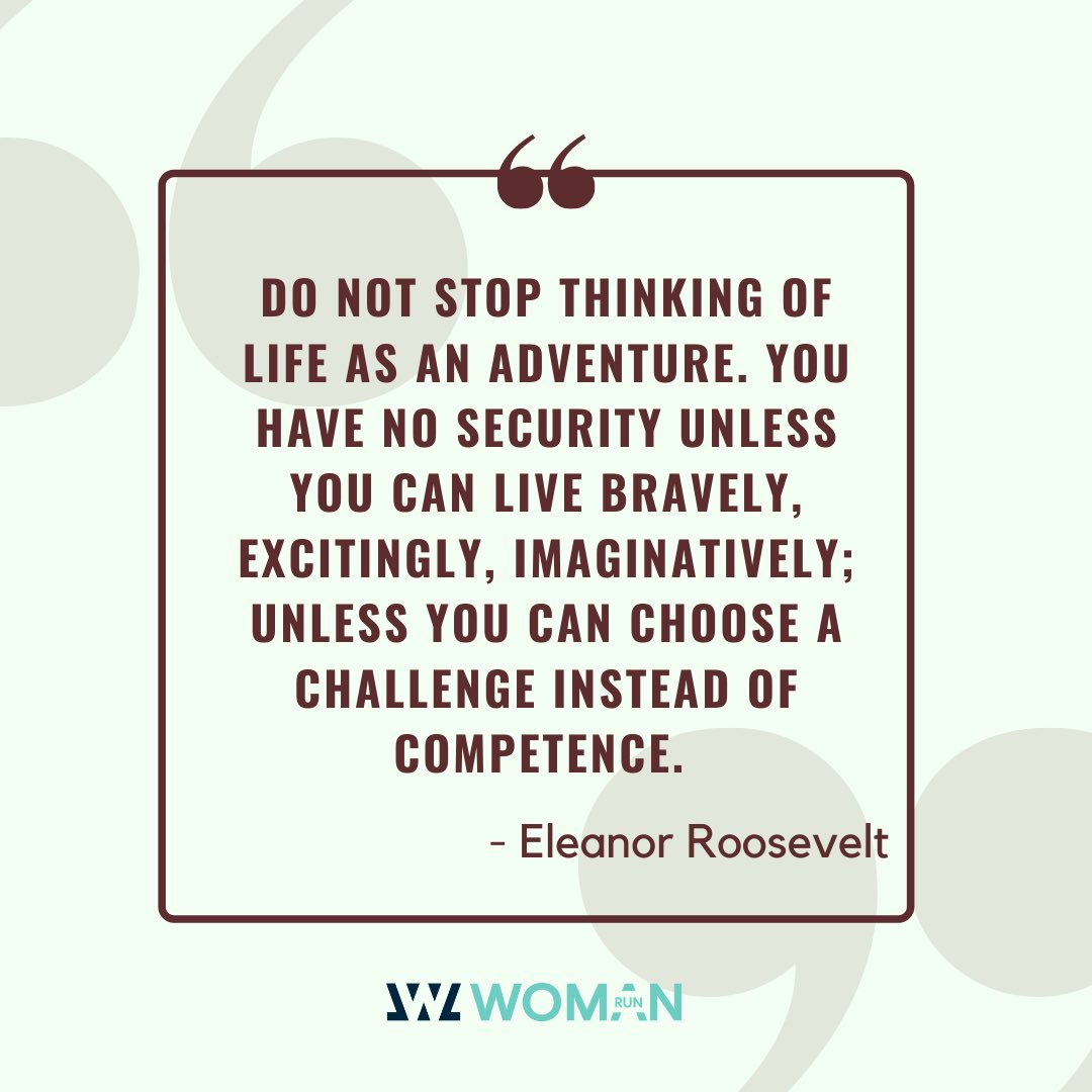 WomanRunWorld's tweet photo. #qotd #womanrun #womanrunworld #womeninhistory #quote https://t.co/8IhlWZQhAn