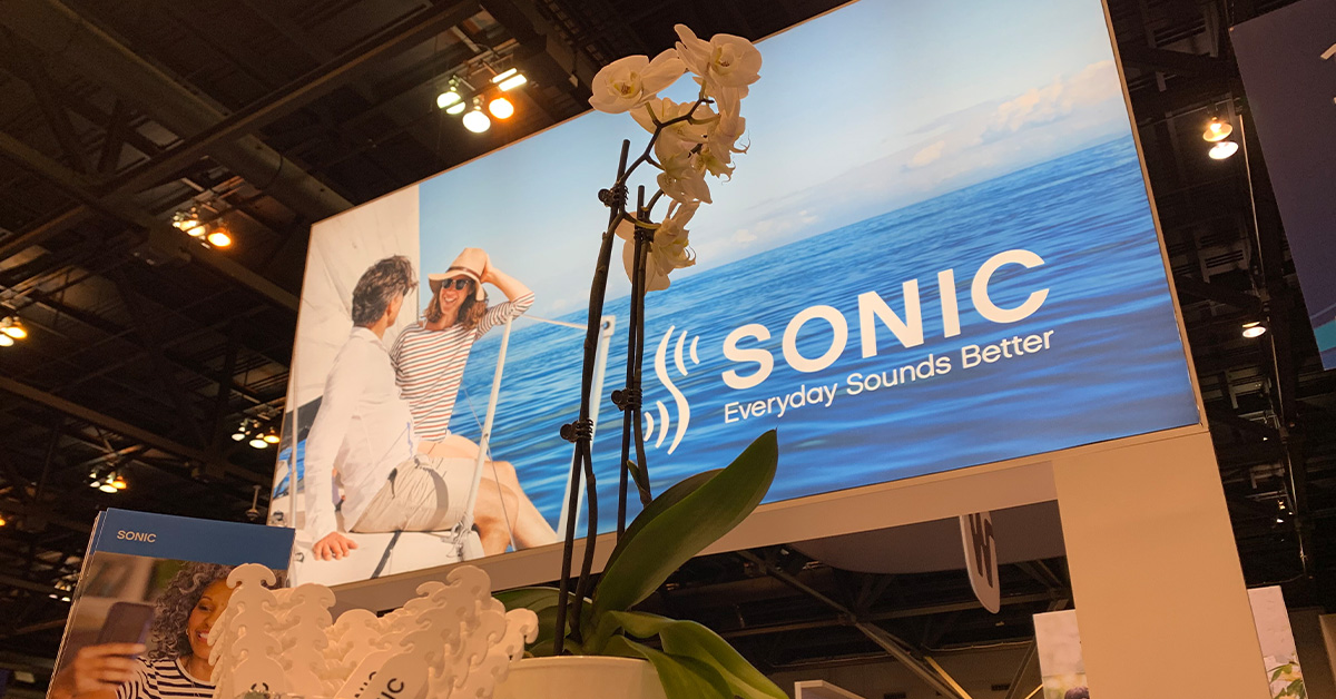 SonicEveryday's tweet photo. It's day 2 of the HearTech Expo! Stop by booth #1609 for a Radiant demo so that you can experience the next-level technology and new personalization and fitting options for yourself. #AAAConf22 #HTE22 https://t.co/Mw1iae4C85
