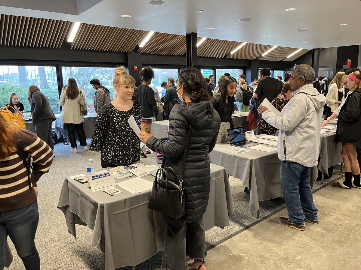 Great turnout for our Student Showcase. #mediaacademy ⁦<a href="/Webster_SOC/">Webster University School of Communications</a>⁩ ⁦<a href="/WebsterUNews/">WebsterU News</a>⁩ ⁦<a href="/WebsterAlumni/">Webster Alumni</a>⁩