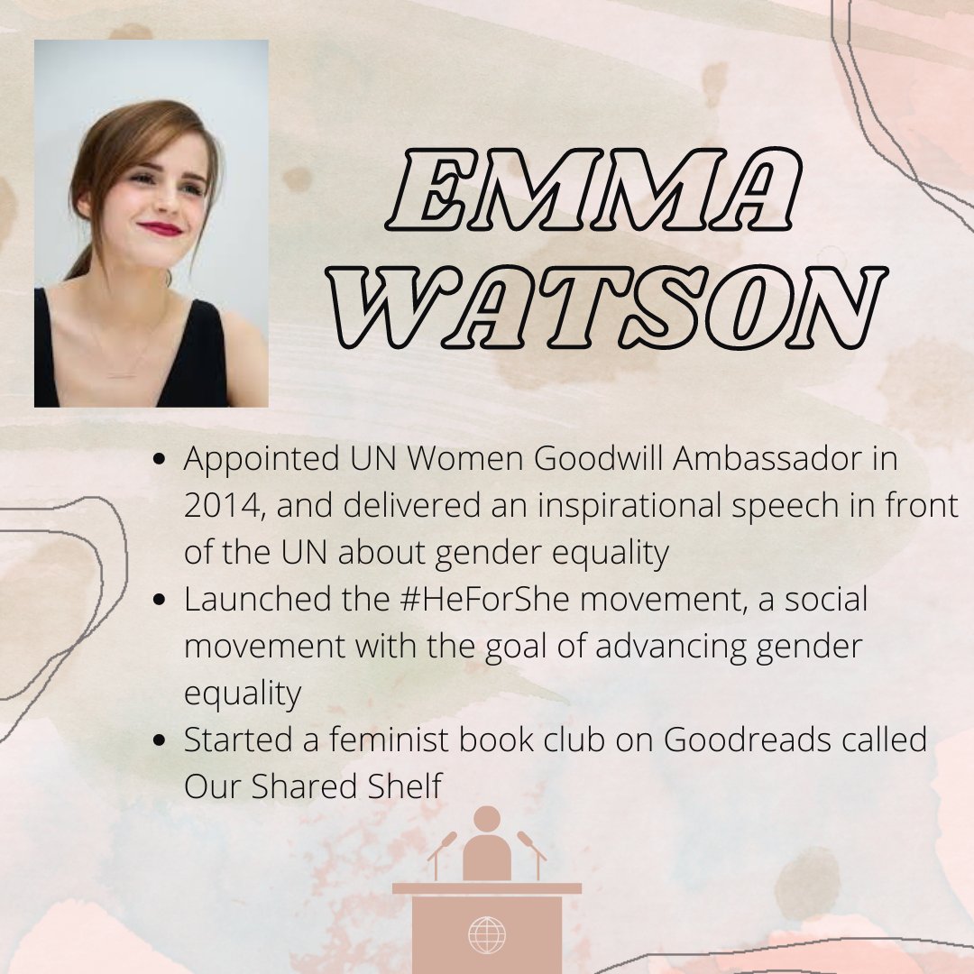 RethinkingComm's tweet photo. Closing out #womenshistorymonth with Emma Watson! https://t.co/yfhQYRv9pX