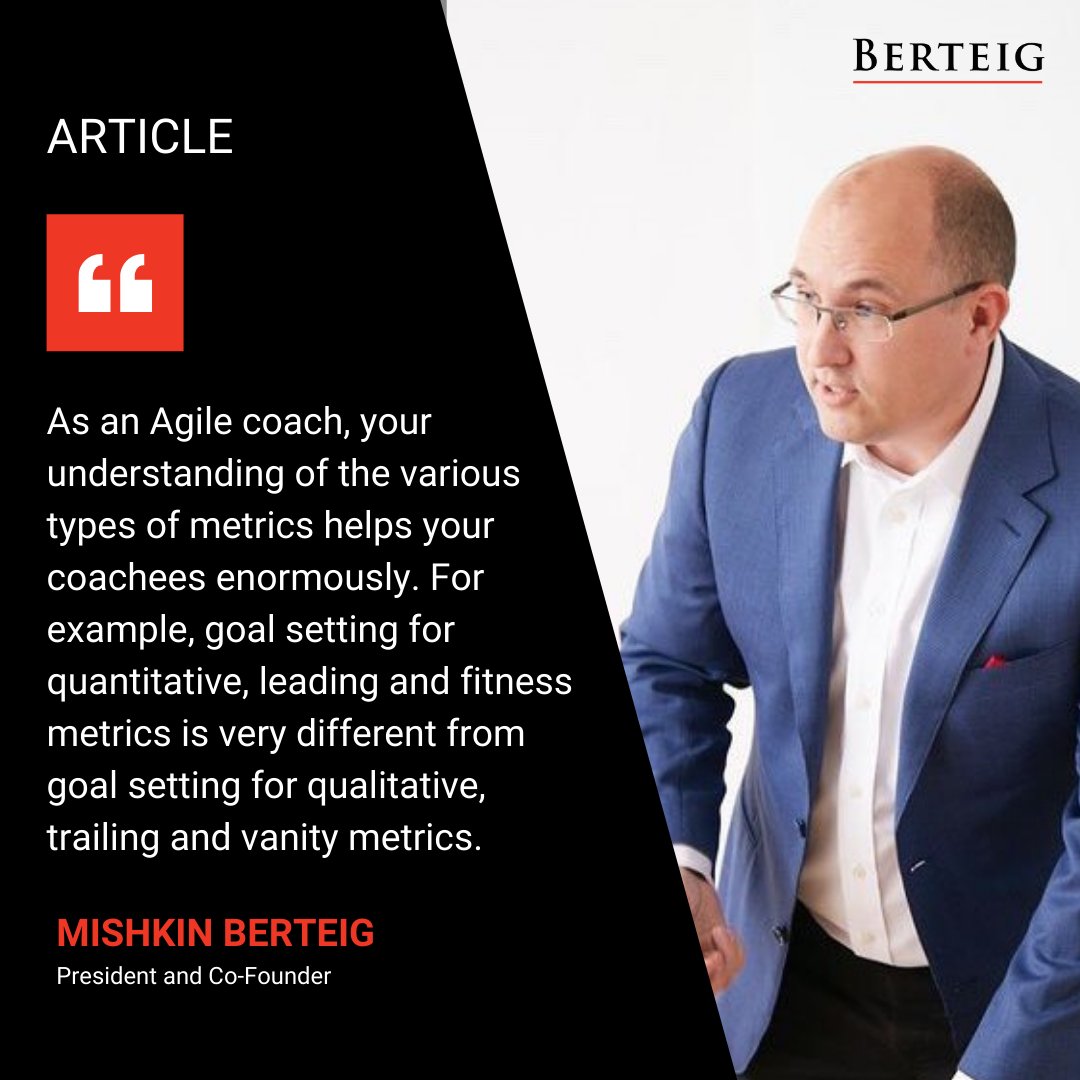 METRICS AND AGILE COACHING Read More: ow.ly/yuRY50Ison4 #manager #business #berteig