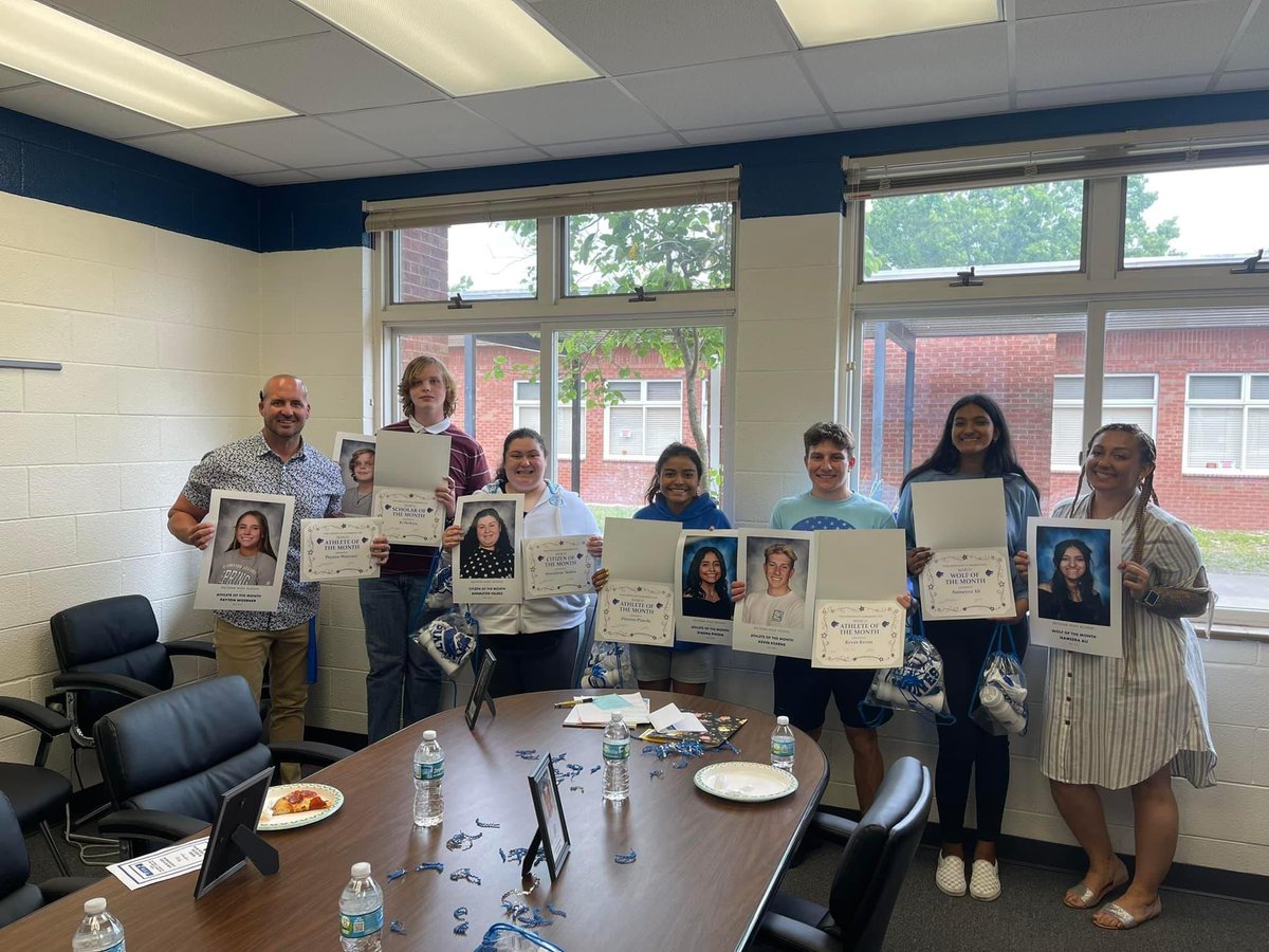 Congratulations to the following students who were nominated &amp; chosen for Student of the Month!
 
– WOLF OF THE MONTH, Nameera Ali
– SCHOLAR OF THE MONTH, Ki Perkins
– CITIZEN OF THE MONTH, Annalyese Valdez
– ATHLETE OF THE MONTH, Dianna Pineda, Payton Woerner and Kevin Kerns