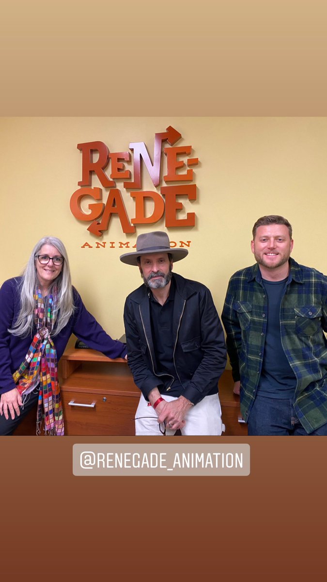 Great day in LA! Dropped by Renegade Animation to check out the progress on the family mooks.I can’t tell you how exited I am ! #thefamilymooks.io  #renegadeanimation #kaves #doodlelabs