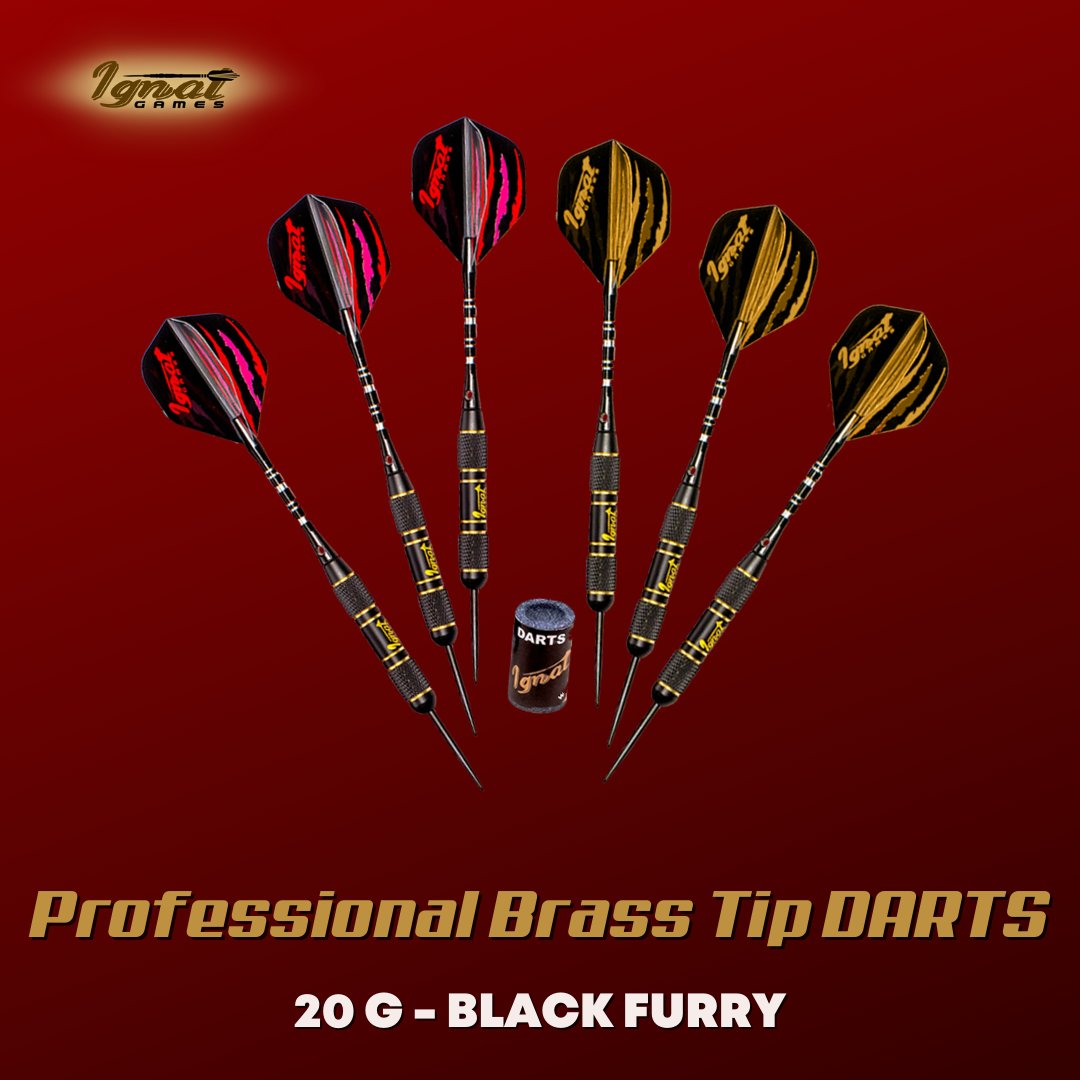 ignatgames1's tweet photo. IgnatGames® Black Furry 20 grams darts set for 2 players was carefully designed to meet the needs of pro and casual players alike, providing a sturdy and beautifully-crafted solution. 🤩🔝🎯

Order now! 🎯💥🛒🎁 https://t.co/B4eVFUSyKW https://t.co/PaZlUXkdyn