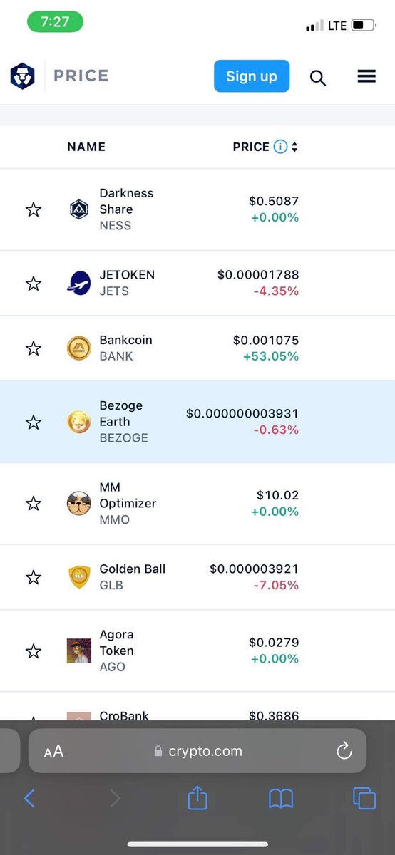 SirSwifty59's tweet photo. Look what’s trending 4th on #crypto.com!

Let’s go @beZoge! @legendofbezogia will be the winning #p2e of the year!!!

April is going to be awesome!
#Crypto #cryptocurrency #binance #coinbase #uphold  #ufogaming #AxieInfinity #illuvium @Bitboy_Crypto @dxbzak #shib @realdoglord https://t.co/rr0kPPSL8o