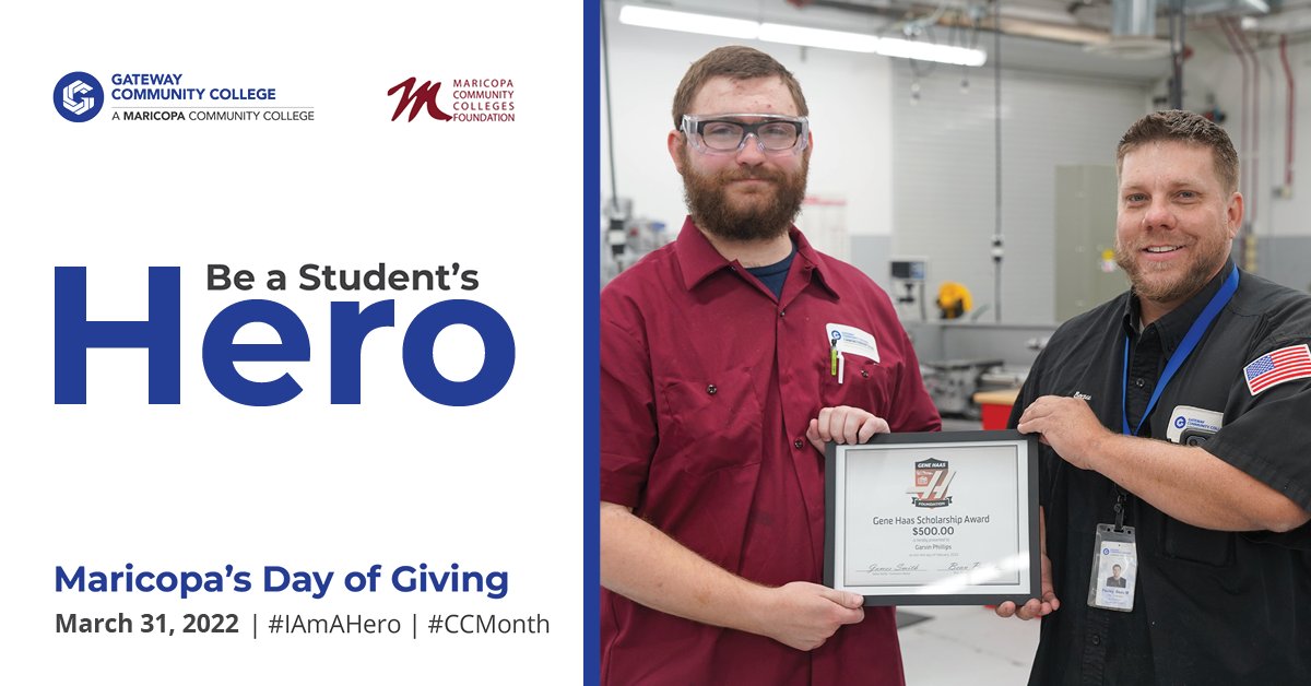 gatewayaz's tweet photo. Students need your support now more than ever. Your tax deductible donation helps our students in their educational journey!
Donate today: https://t.co/DImAks9hmf
#GateWayCC #EveryDollarCounts #IAmAHero https://t.co/x9zycg8Q5T