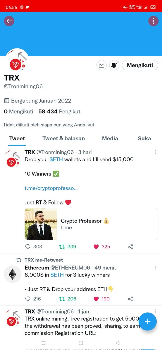 Raditiy98578049's tweet photo. @Tronmining06 Done 
My trus wallet 
0x1B133079a426F06bf37d13FcDD40C9cB077f5272 https://t.co/svD3I7Tj5p