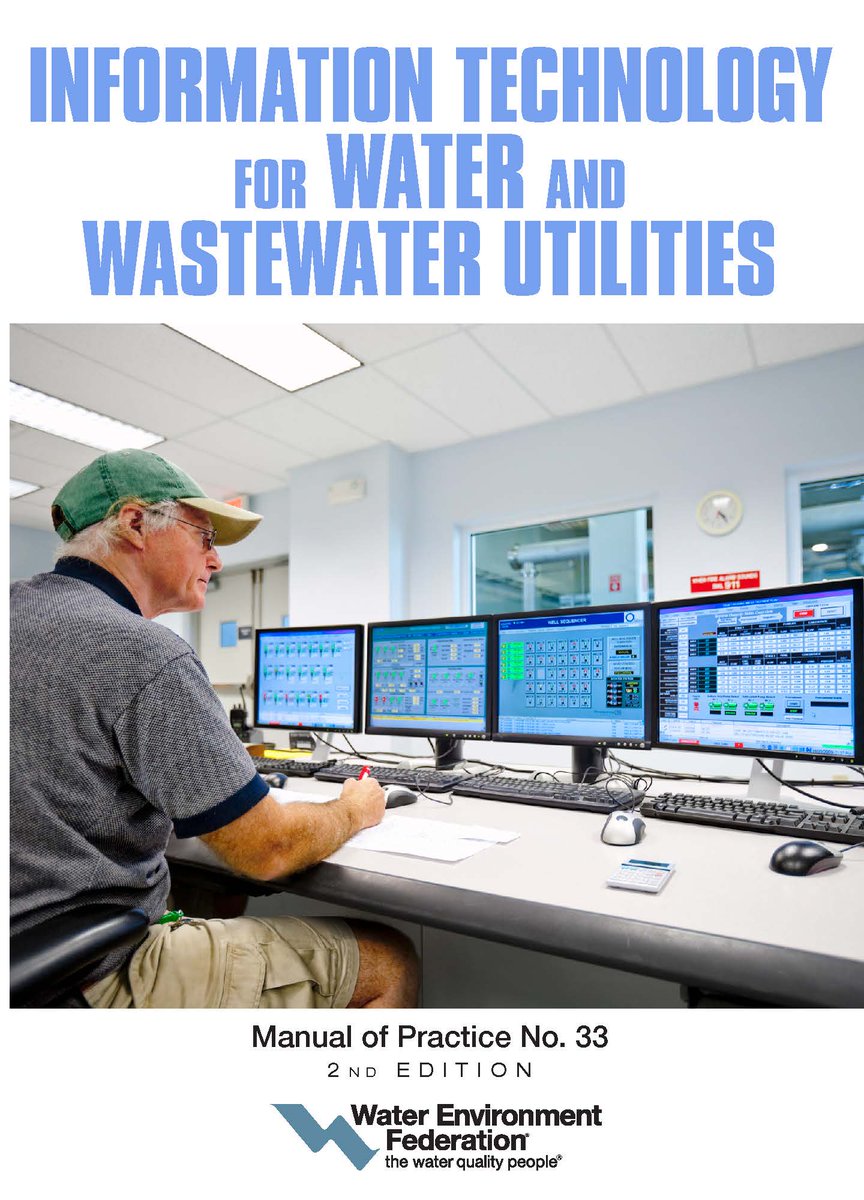Available now for presale: Information Technology for Water and Wastewater Utilities, MOP 33, 2nd Edition covers the latest best IT practices for utilities and features up-to-data cybersecurity information. Preorder your copy today! l.feathr.co/I2b04RSSLDC3
