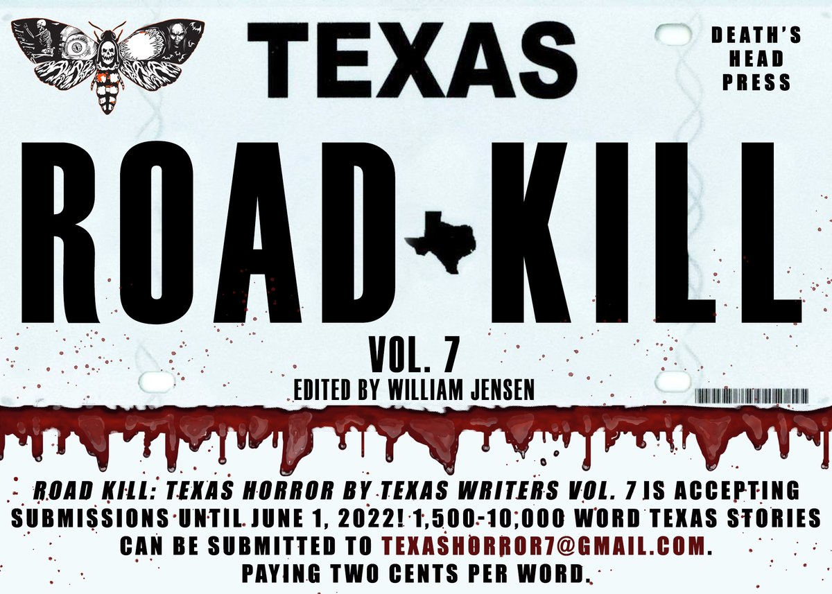 wjwriter's tweet photo. Love #Texas? Love #horror? Write #stories? This anthology wants to read your #fiction! #anthology @deathsheadpress #writehorror https://t.co/9hxrqDDotd