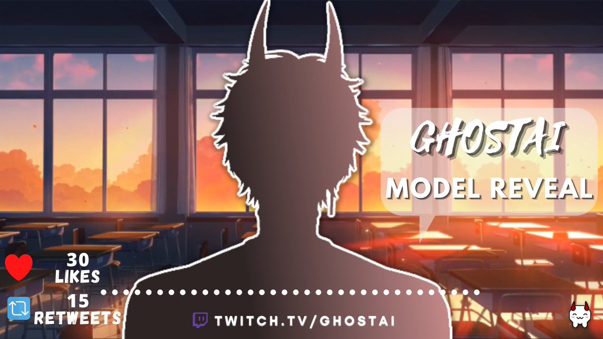 Ghostai_'s tweet photo. uhh? what's this? a Model Reveal?! already? huh? 

I should introduce myself! my name is Ghostai! 

it's pleasure to meet you~😊

I'm in the process of moving from a small streaming app over to Twitch! 

✨likes and rts appreciated✨
#Vtuber #ENVtuber #VtuberUprising #modelreveal https://t.co/lQrOO0XG2f