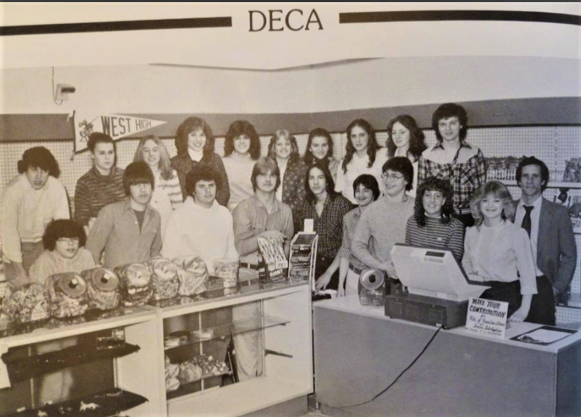 NHDECA's tweet photo. #NHDECAThrowbackThursday wayyy back to 1981 and one of many @DECAInc chapters and #DECASBE school stores in New Hampshire... https://t.co/XnY4UxTbYc