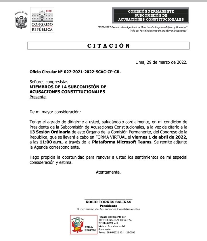 SubcomisionAcu1's tweet photo. CITACIÓN Y AGENDA.

13 Sesión Ordinaria. Viernes 01 de abril de 2022, a las 11:00 a.m. https://t.co/LXIB8gO5tx https://t.co/HL11h2LP9f