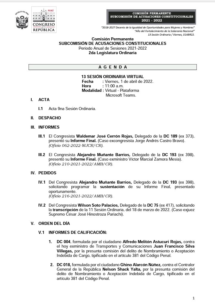 SubcomisionAcu1's tweet photo. CITACIÓN Y AGENDA.

13 Sesión Ordinaria. Viernes 01 de abril de 2022, a las 11:00 a.m. https://t.co/LXIB8gO5tx https://t.co/HL11h2LP9f