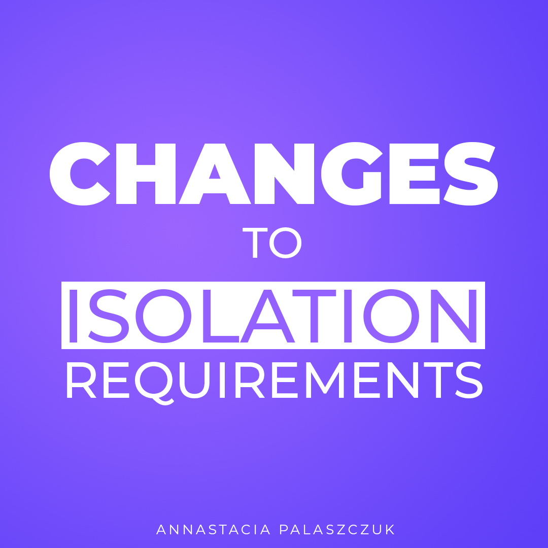 a_palaszczuk's tweet photo. ISOLATION UPDATE: People who have recovered from COVID-19 are now not considered close contacts within 12 weeks after the end of their isolation.

This means if someone in your household tests positive for COVID-19, you do not need to isolate with them. https://t.co/lFNFqOsvOd