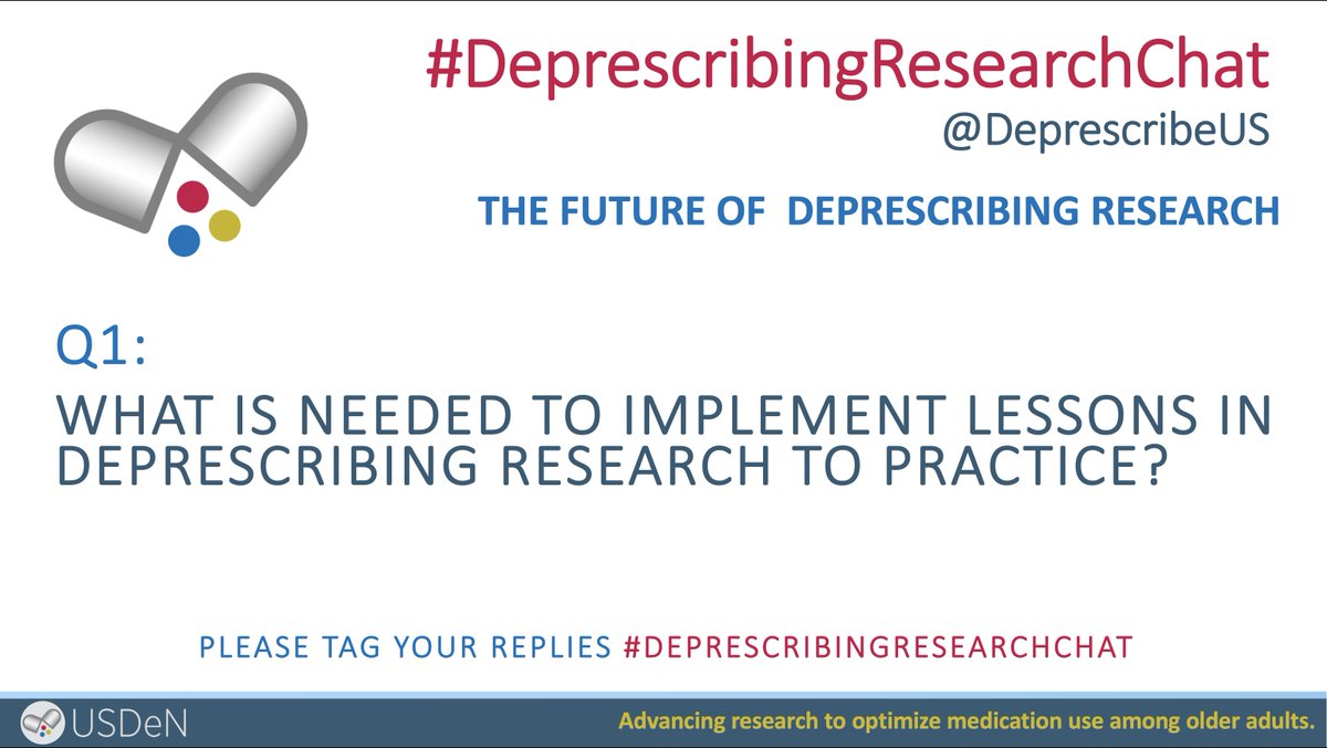 US Deprescribing Research Network (USDeN) tweet media