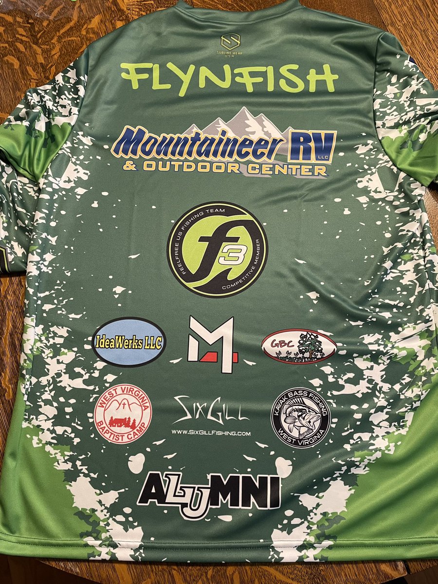 FlynfishOutdoor's tweet photo. My tournament jersey and hoodie came today. #mymountaineerRV
#feelfreeUS #FeelfreeKayaks
#M4customjigs
#payneoutdoors
#IdeaWerksLLC
#torqeedo
#SixgillFishingProducts #rulethedepths
#sublimeapparel
#garmin
#LibertyUniversitAlumni https://t.co/QEYQzm44Ve