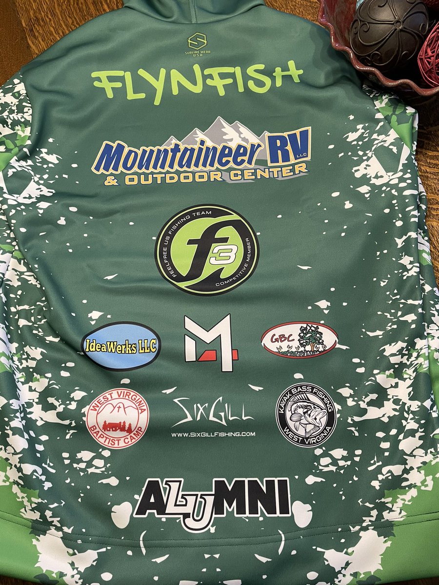 FlynfishOutdoor's tweet photo. My tournament jersey and hoodie came today. #mymountaineerRV
#feelfreeUS #FeelfreeKayaks
#M4customjigs
#payneoutdoors
#IdeaWerksLLC
#torqeedo
#SixgillFishingProducts #rulethedepths
#sublimeapparel
#garmin
#LibertyUniversitAlumni https://t.co/QEYQzm44Ve