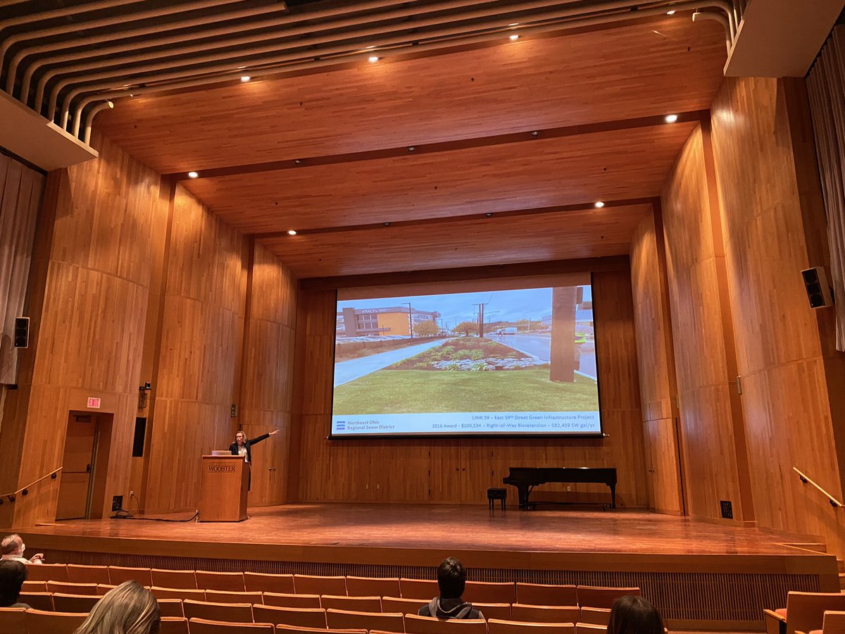 Fantastic and super interesting Great Decisions talk about clean water and protecting the environment by <a href="/neorsd/">NE Ohio Regional Sewer District</a> CEO Kyle Dreyfuss-Wells here <a href="/WoosterEdu/">College of Wooster</a> !!