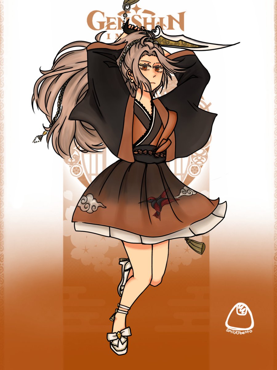 smileybento's tweet image. its been a while i didnt active in twt #OC #genshinimpactoc