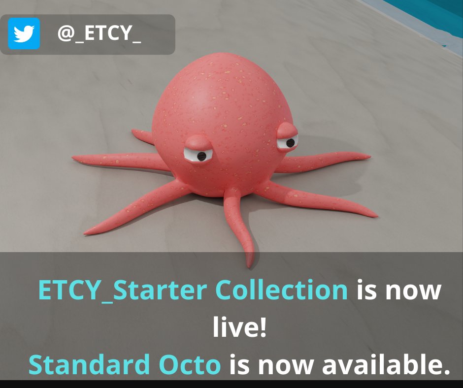 _ETCY_'s tweet photo. ETCY_Starter collection is now live!
https://t.co/Qpo4jxHXw5
#NFT #NFTs #nftart #ETCY #PolygonNFT #LAUNCH
#NFTdrop https://t.co/0WElt2qXmE