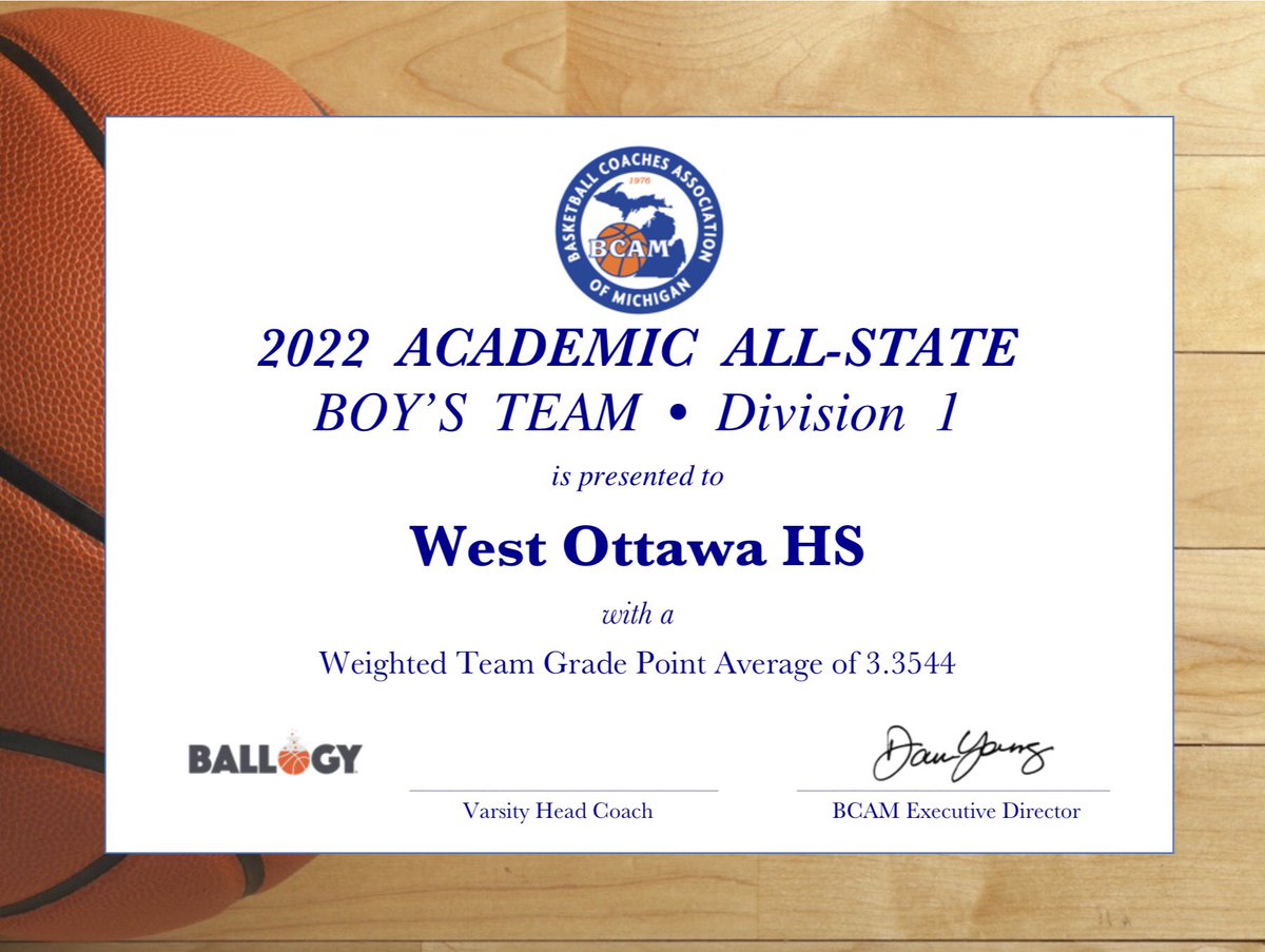 Congrats to our team for getting done in the classroom.
Academic All - State.
Great job fellas!