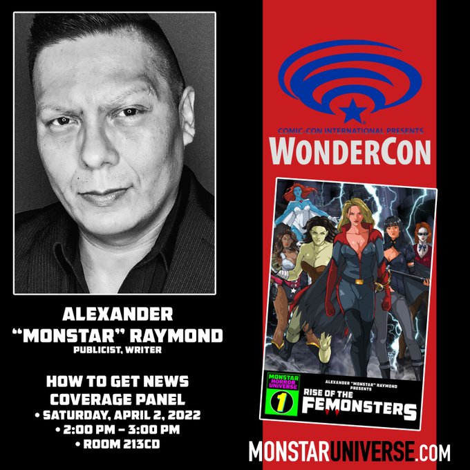 ❤️ #ICYMI: Alexander @MonstarPR Raymond Talks Publicity And Comic Books At @WonderCon - TODAY

#ComicBooks