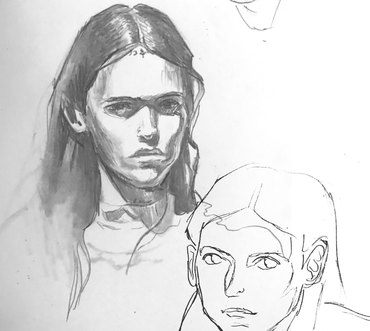 drawinggg on paper 