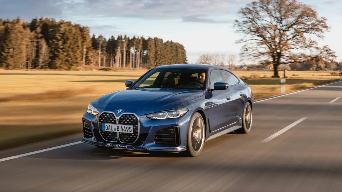 BBC_TopGear's tweet image. The new Alpina B4 Gran Coupe has more power than a BMW M4 …and more torque than BMW’s full-fat M4 Competition. Mmmmm, wafty → topgear.com/car-news/modif…