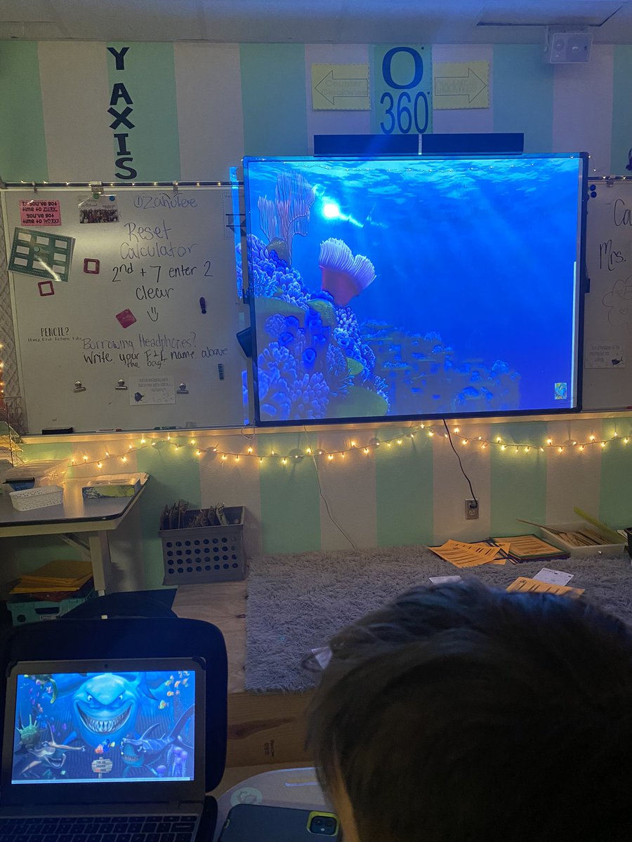 MathwithMeech's tweet photo. A Finding Nemo themed test review to finish the week! 🐟🐠🐡🦈🐙 @HillwoodMS  @AshleyR_KISD https://t.co/j5fFypVAIz