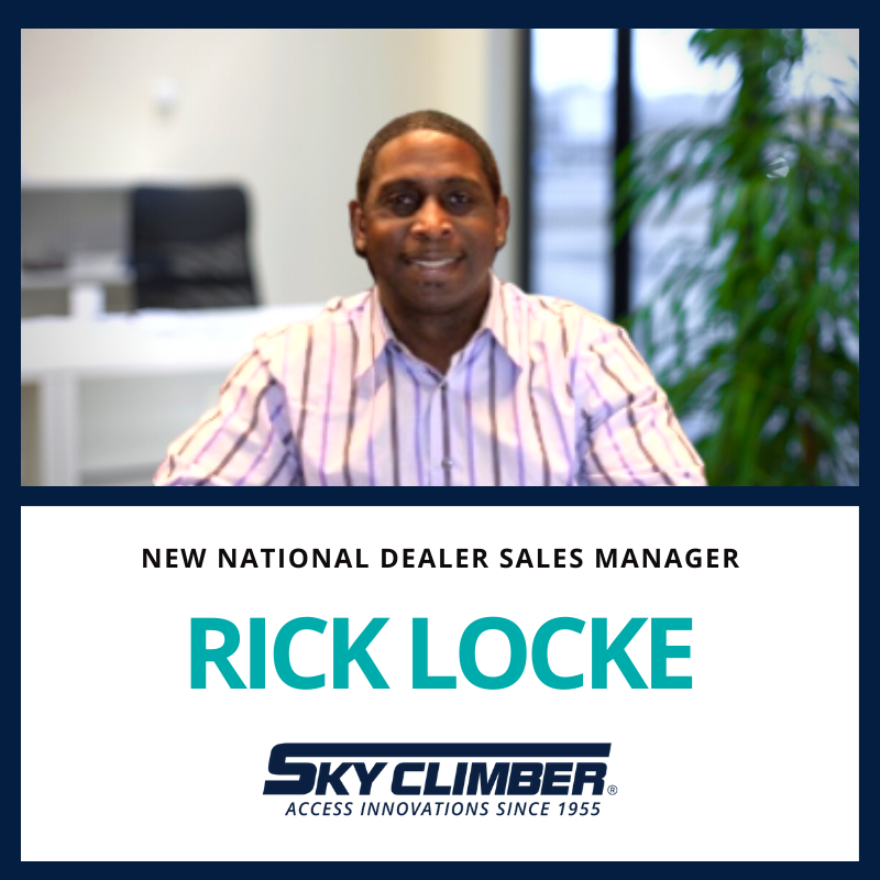 SkyClimberLLC's tweet photo. Rick Locke Promoted to New National Dealer Sales Manager - https://t.co/ApFBYwopnk https://t.co/yE1RrT7RFR
