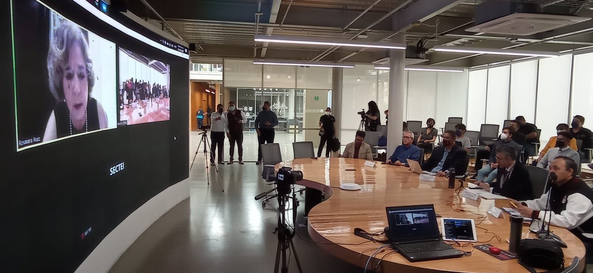 turismocdmx's tweet photo. ¡Arrancó el #Hackathon2022! 👩‍💻🌐🧑‍💻
El día de hoy, junto a @SECTEI_CDMX,@Yo_SoyUAM @canirac y @cnet_mexico, inauguramos la jornada de Hacking, donde destaca el talento joven por la innovación digital del Turismo en la #CDMX. https://t.co/VQXbfXKz4N