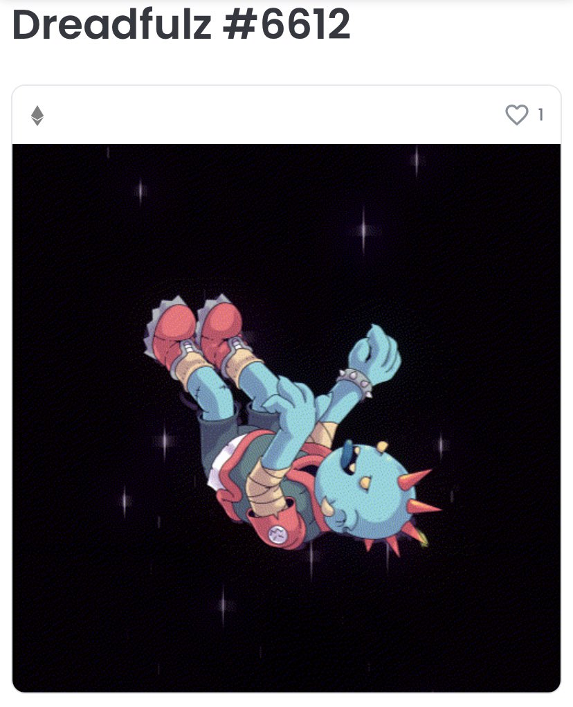 <a href="/DreadfulzNFT/">Dreadfulz</a>  just picked up this bad boy LFG