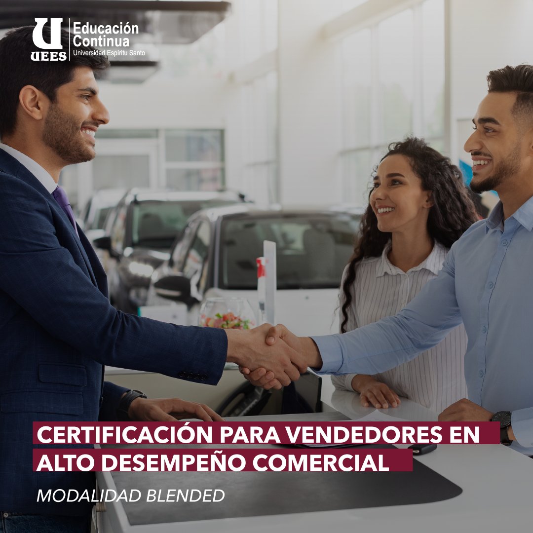 DEC_UEES's tweet photo. Como vendedor profesional vas a ser quien motive a los clientes y los llevarás a una mejor situación, soluciones e impulsará el desarrollo de nuevos negocios con la ayuda de este curso. Contáctanos: https://t.co/uChd5ImliR https://t.co/LxtFDOJkJ0