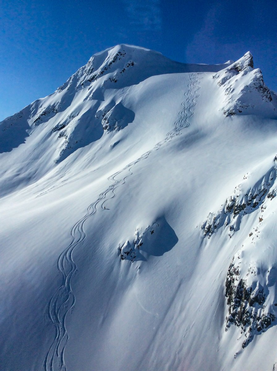 LastFrontHeli's tweet photo. March has been magical and we are heading into our last two tours of the season. For a full update, check out our monthly ski report: https://t.co/BDpo4W51h4 | #heliskiing #heliski #lastfrontierheli https://t.co/HXbJRQeJ24