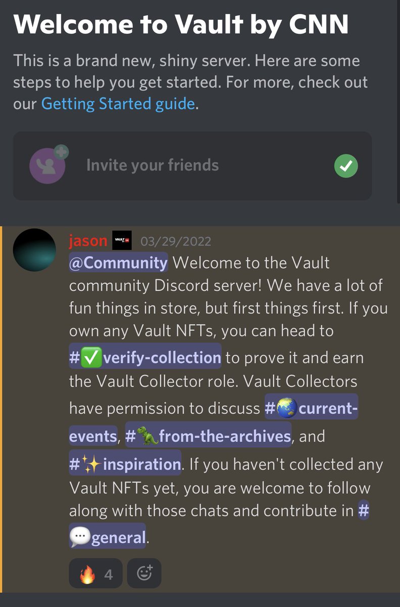 zorrossword's tweet photo. Come hang with fellow @CNN #VaultGuild 🧙🏿 members and collectors! You’re so early. @vaultbycnn #NFT #Community https://t.co/qH5pVD4LtU #vaultbycnn https://t.co/X7KHHMPqd7