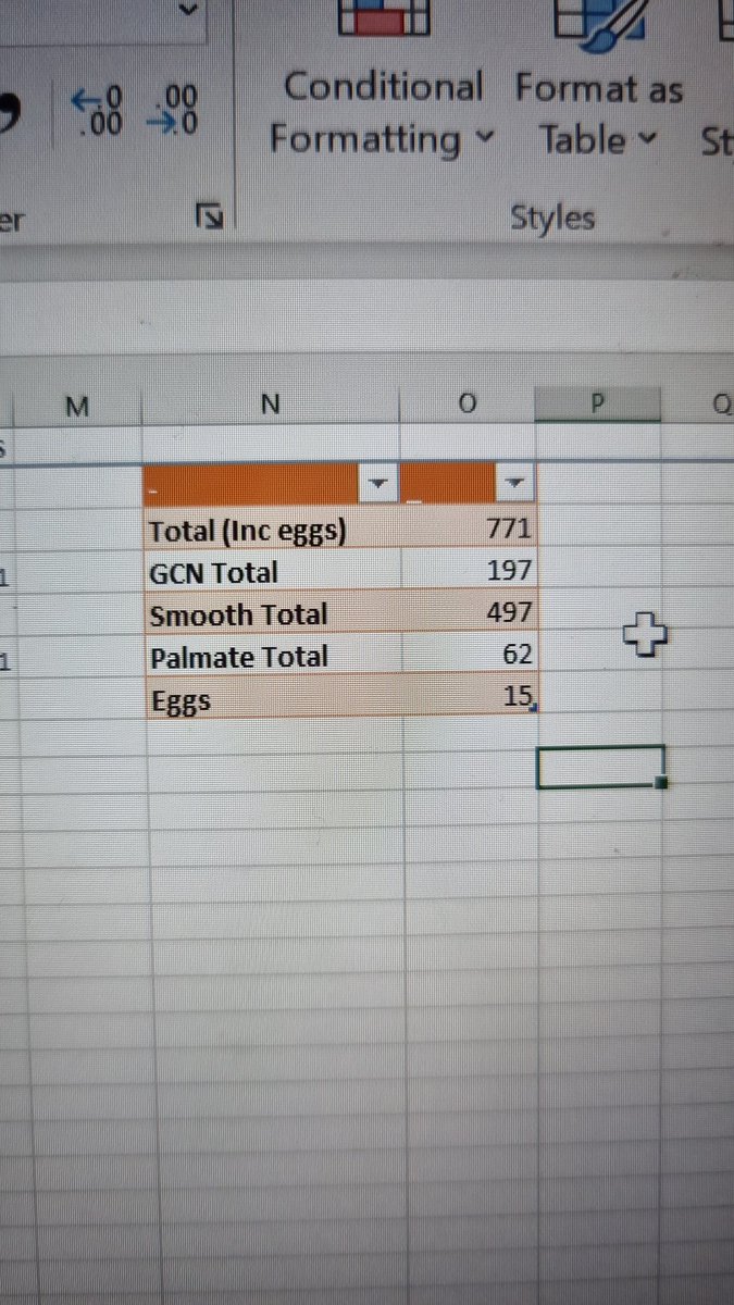Does anyone else keep a Newt spreadsheet? My first survey was April 2021 and this is my total so far (although I have a few survey sheets missing). Would love to know if others do this and what theirs looks like!
