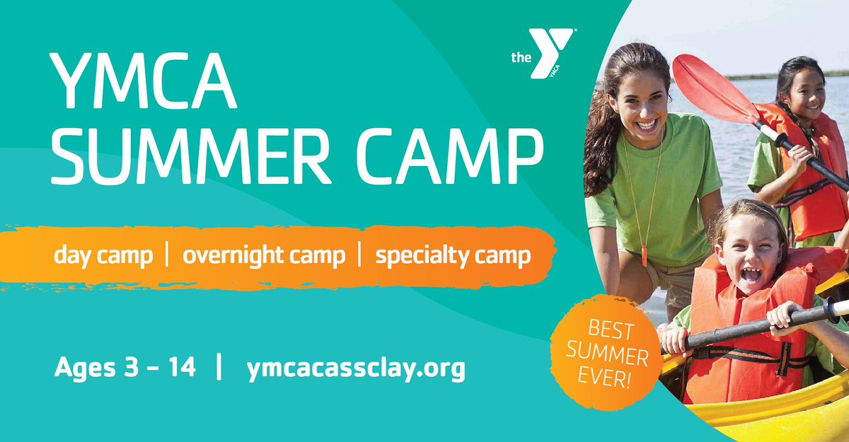 From field trips, crafts and rock climbing to campfires, swimming, and horseback riding - we're ready to have an AWESOME SUMMER with all of our campers!

Weekly sessions run June through August for ages 3 - 14.

ymcacassclay.org/camp