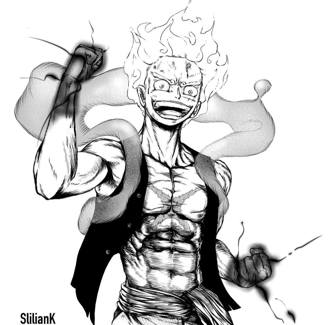 IzumiiDh's tweet photo. Se ve muy cool nuestro capitan en este fanArt #ONEPIECE1045 #gear5 https://t.co/WRFo6lGvwj