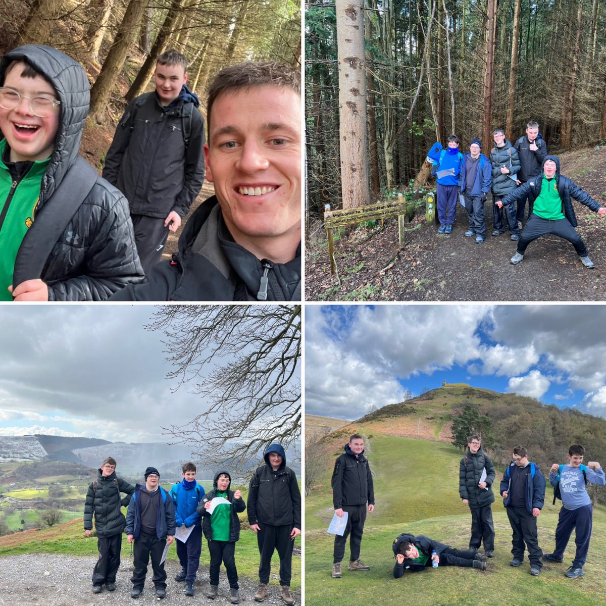 Sun, Rain, Snow and plenty of laughs on todays <a href="/DofE/">The Duke of Edinburgh’s Award</a> Bronze Practice Expedition. Well done lads you absolutely smashed it. Roll on May for the next challenge. Huge thanks to <a href="/SteveE_Derwen/">Steve Evans - Derwen</a> <a href="/DerwenBen/">Ben.Leonard-Derwen</a> &amp; Clare for today #DofE <a href="/DerwenCollege/">Derwen College - Post-16 specialist college</a> @PeterL_Derwen