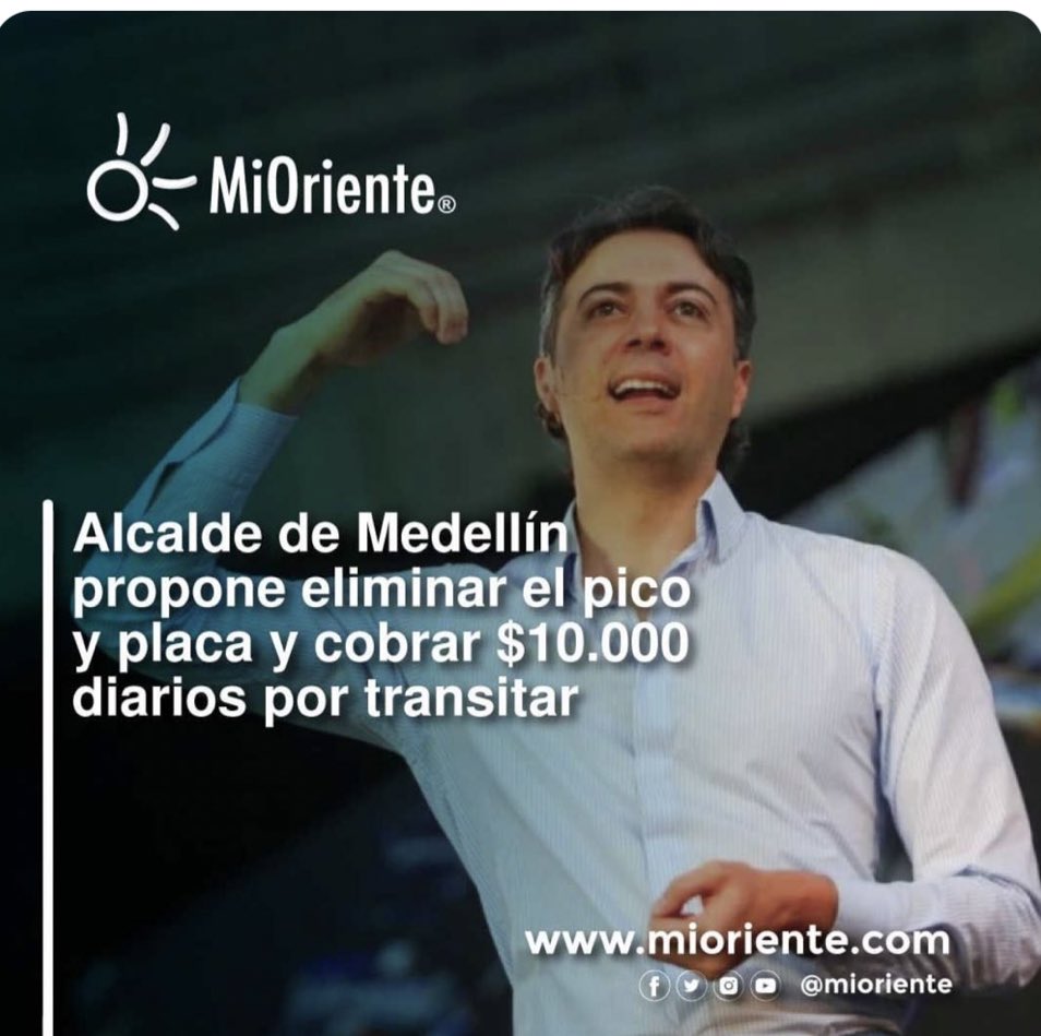 mimetobe's tweet photo. Esto pasará en todo colombia, si se sigue eligiendo la izquierda; que tristeza personajes como este, en qué está pensando? Más impuestos? O cómo lo va a disfrazar DESCARADO @QuinteroCalle , sigamos recogiendo firmas este izquierdista no puede estar más en la @AlcaldiadeMed https://t.co/RYO4P7OUCo