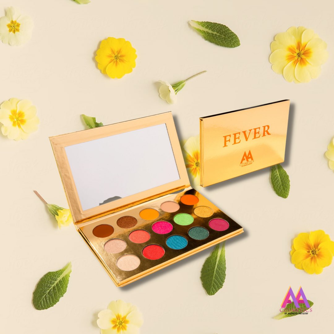 Pop into Spring with Color 🌸 

The FEVER eyeshadow palette is full of color and neutrals to create looks all Spring and Summer long. Give the people heat all season with your many makeup looks! 

Shop the palette at AudreysArtistry.com 
#springmakeup #summermakeup #eyeshadow