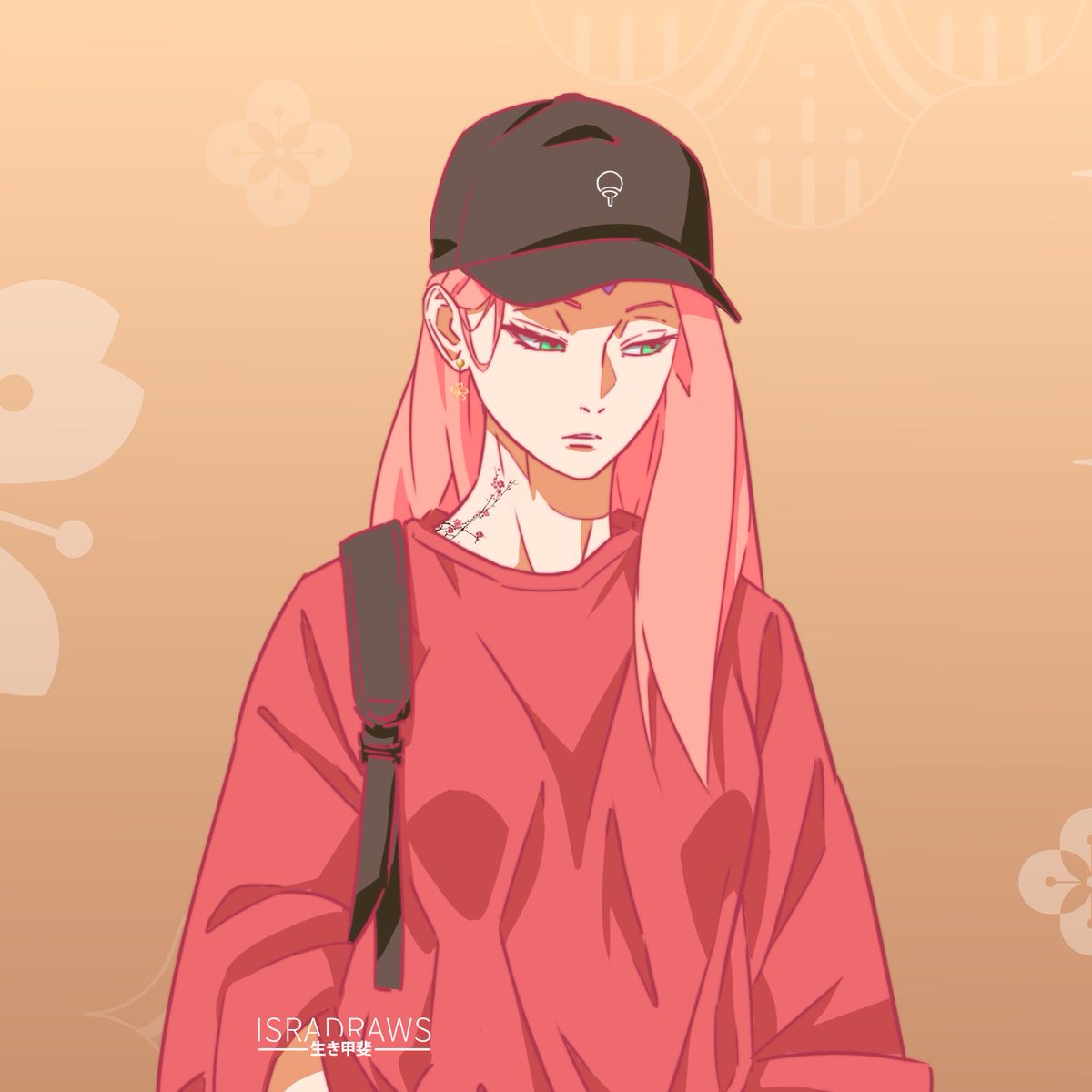 isra_draws's tweet photo. Korean Style Sakura https://t.co/bxlTKYMHSZ