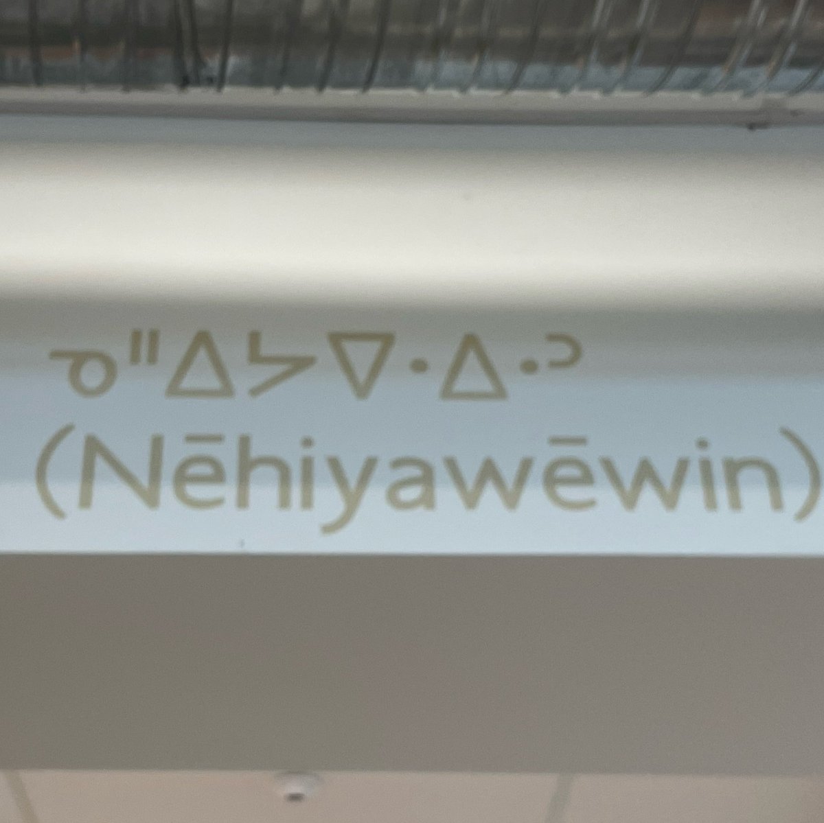 A small sample of the First Nations languages I get to remind myself of each time I’m in the office. Educational artwork at its best! #NationalIndigenousLanguagesDay