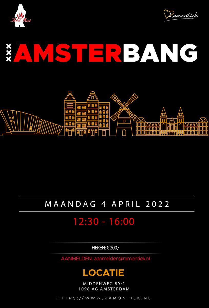 Amsterdam...
'Klaar voor een beetje Ramontiek?!'

One❤️