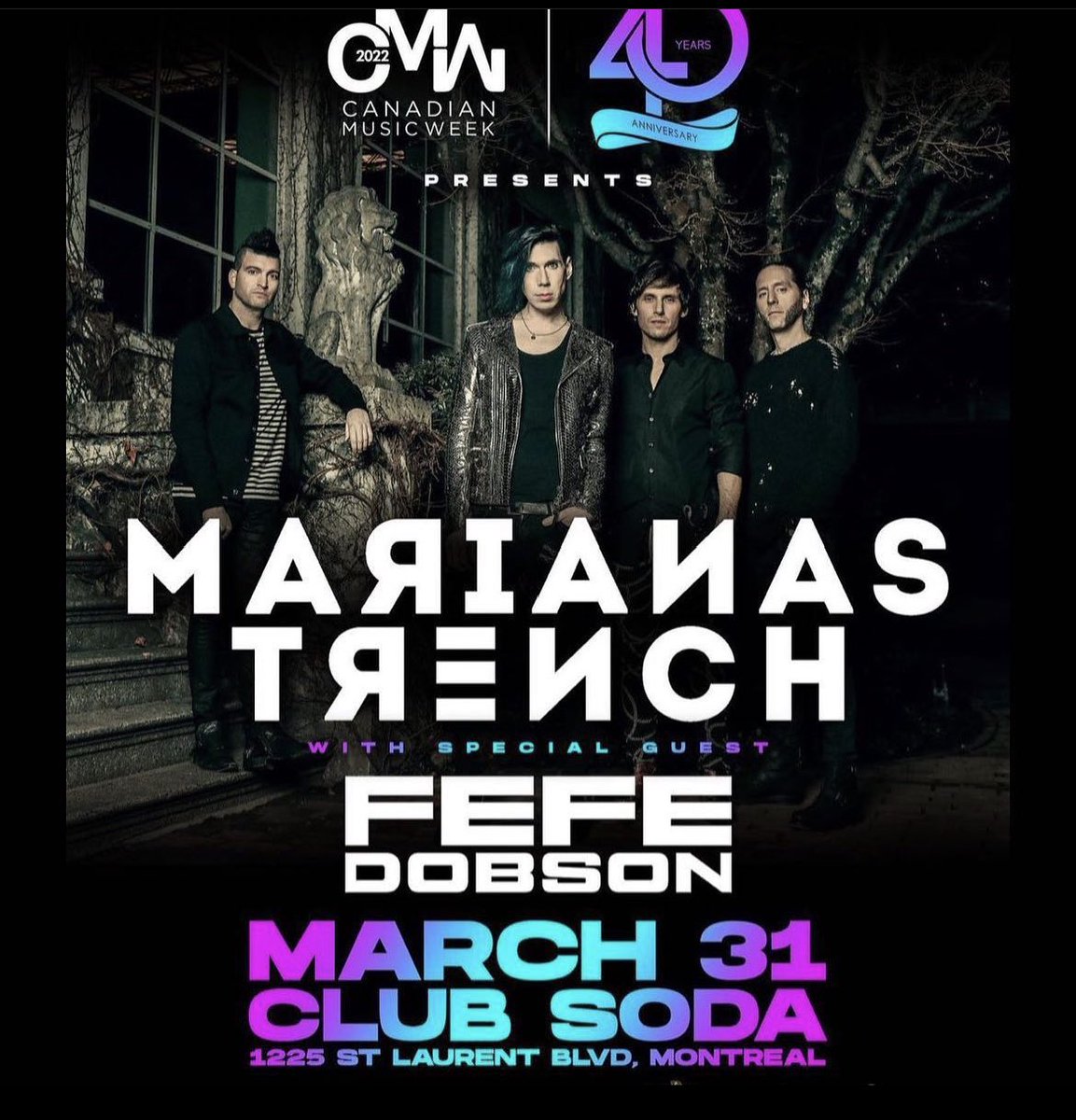 _notmtrenchFL's tweet photo. See you guys tonight for the Montreal show!!!! So excited to get back to performing. It’s been a looooong time. 
—
@everymisfit @misfitonguitar @_notmikeayleyfl https://t.co/nM8xsxbvSi