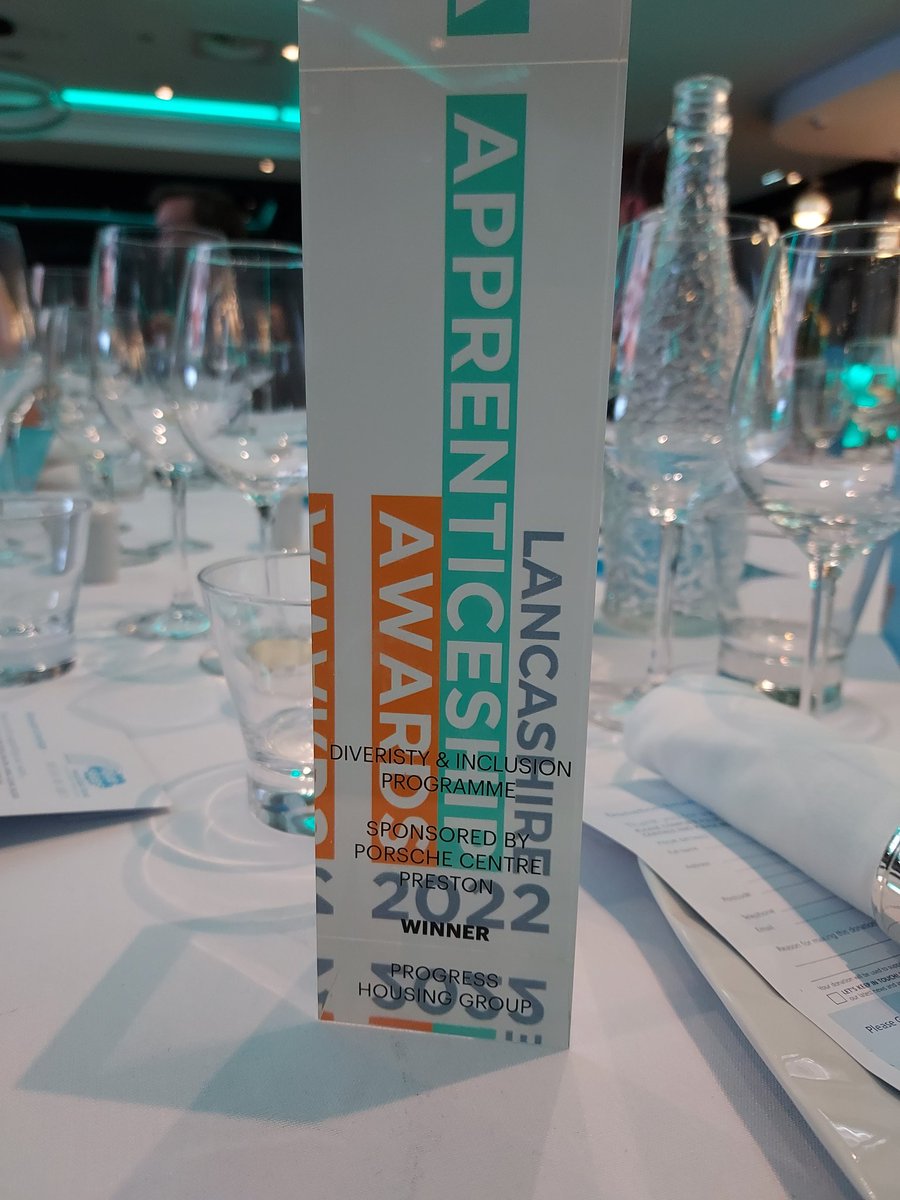 MartinDFNPS's tweet photo. @dfnsearch @ProgressHG @RunshawCollege @Hftonline @LancashireCC @southribblebc  Well done to all partners and most importantly our brilliant interns. Who have just won an award at #LancashireApprenticeshipAwards for the best diversity and inclusion programme 😀 👏 https://t.co/lOjEjBA8oW