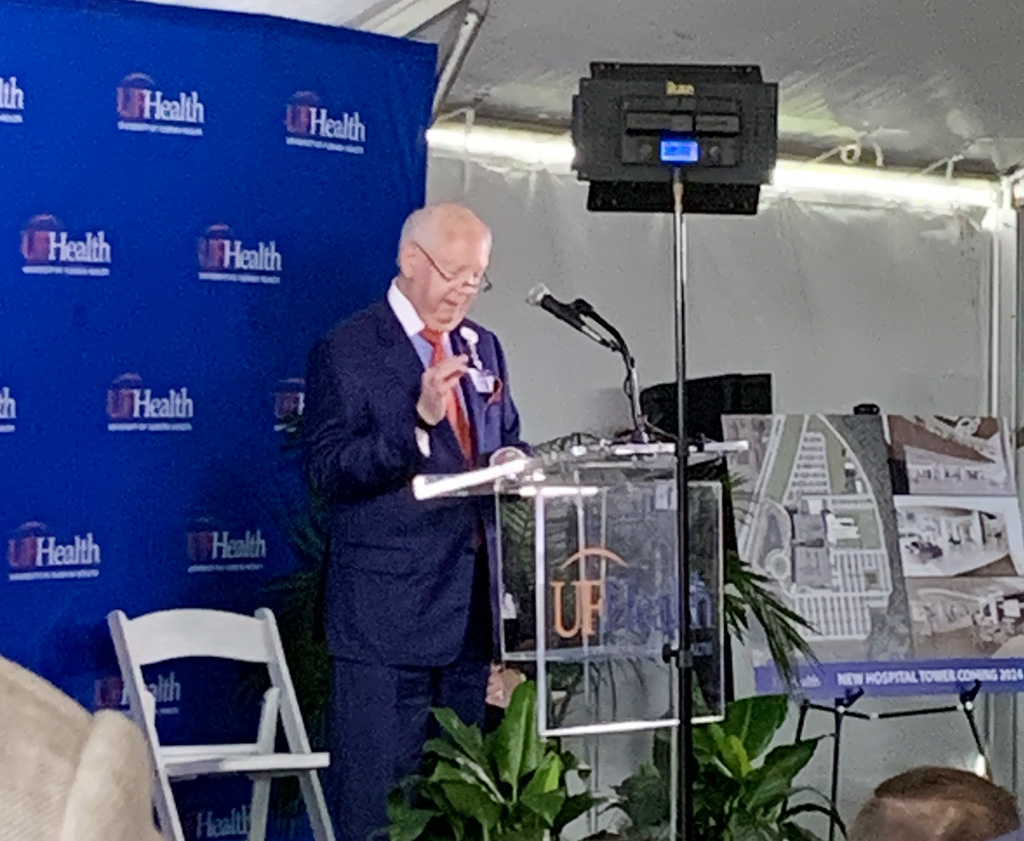 GAIconsultants's tweet image. Today, GAI's Nick Mousa attended the groundbreaking for the $140M @ufhealthjax tower addition. GAI provided #civilengineering and #landscapearchitecture services for the addition, which is the third phase of the campus. Read more: ow.ly/Zutb50IxCmp. #WeTransform #healthcare