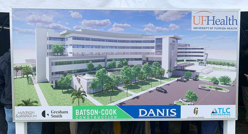GAIconsultants's tweet image. Today, GAI's Nick Mousa attended the groundbreaking for the $140M @ufhealthjax tower addition. GAI provided #civilengineering and #landscapearchitecture services for the addition, which is the third phase of the campus. Read more: ow.ly/Zutb50IxCmp. #WeTransform #healthcare