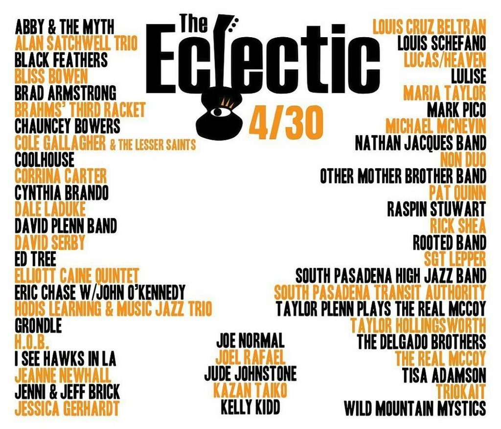 OMBBMusic's tweet photo. Excited to be part of the South Pasadena Eclectic Music Festival @sopaseclectic coming up on 4/30! Our set is at 615p outside the Library Community Room at 1115 El Centro St. #ombbmusic #sopaseclectic #festivalseason https://t.co/wgjB56LNs4 https://t.co/PZAhBptYu2